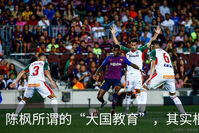 陈枫所谓的“大国教育”，其实根本没道理，他根本不懂教育